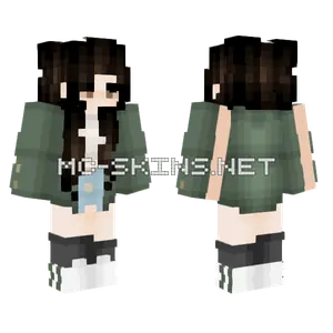 She Likes To Be On Hikes Minecraft skin