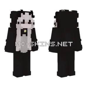 Shhsis Black Outfit Minecraft skin