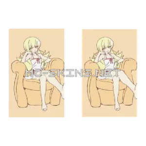 Shinobu Oshino Dress cape, outside and lining