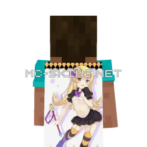 Shinobu Oshino Halloween cape, outside and lining