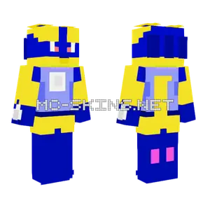 Shiny Lukario Minecraft skin