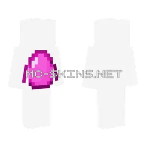 Shiny Pink Egg Minecraft skin
