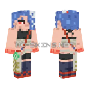 Shiver Splatoon Raiders Minecraft skin