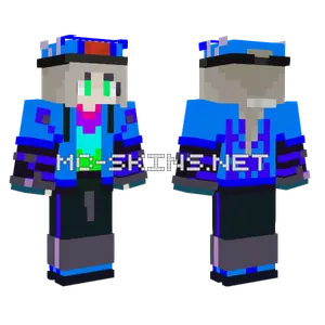Shockwave Suit Girl Minecraft skin