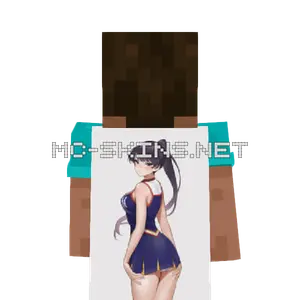 Shoko Komi Cheerleader cape, outside and lining