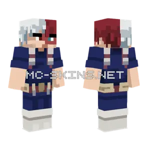 Shoto Todoroki Minecraft skin