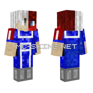 Shoto Todoroki Minecraft skin