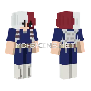 Shoto Todoroki My Hero Academia Minecraft skin