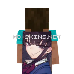Shouko Komi cape, outside and lining