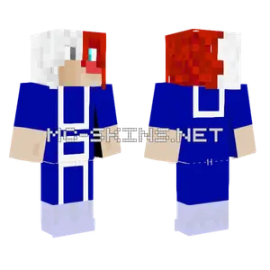 Shouto Todoroki Minecraft skin