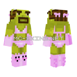 Shrek Dog Minecraft skin