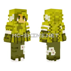 Shrek Green Girl Minecraft skin