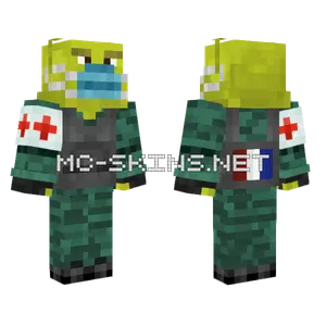 Shrek Medic With Mask Minecraft skin