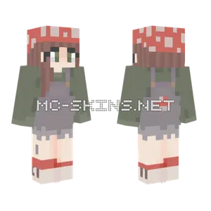 Shroom Girl Minecraft skin
