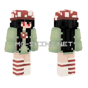 Shrooms Girl Minecraft skin