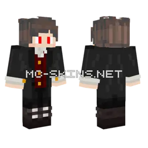 Sictorian3 Black Suit Minecraft skin