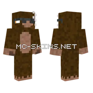 Sidesquatch Minecraft skin