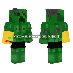 Sigma Robot Creeper Minecraft skin