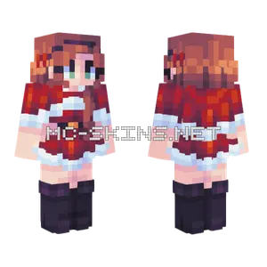 Silent Night Girl Minecraft skin