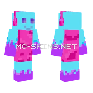 Silly Blue Creature Minecraft skin