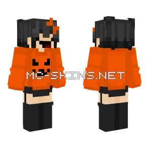 Silly Halloween Girl Minecraft skin