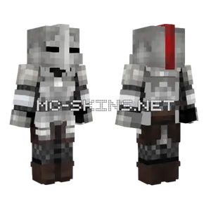 Silver Warrior Minecraft skin