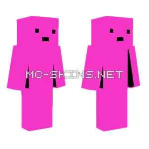 Simpel Pink Blob Minecraft skin