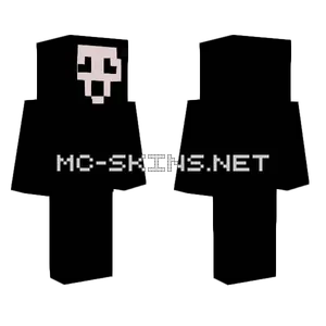Simple Ghostface Minecraft skin