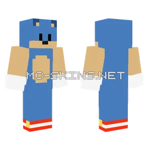 Simple Sonic Skin Minecraft skin