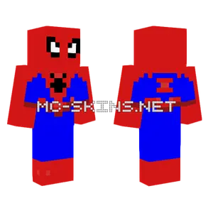 Simple Spiderman Minecraft skin