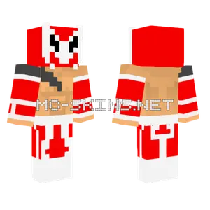 Sincarared Red Boxer Minecraft skin