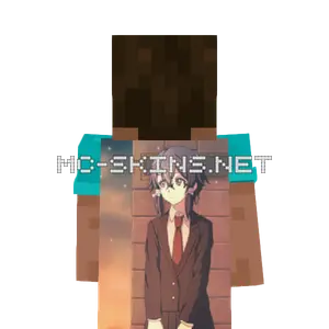 Sinon School Uniform cape, outside and lining