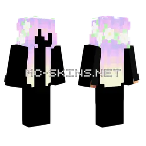 Sipping Sunsets With Flowers Minecraft skin