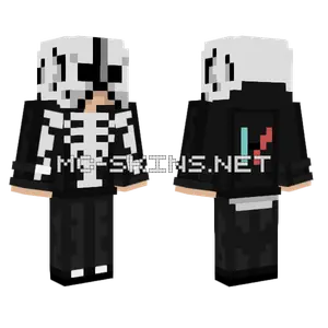 Skeleton Band Outfit Minecraft skin