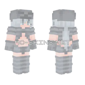 Skeleton Girl Minecraft skin
