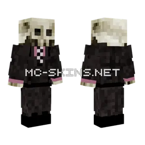 Skeleton In Will Wood Suit Minecraft skin