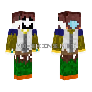 Skeleton Prime Minister Minecraft skin
