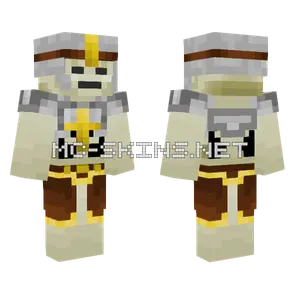 Skeleton Templar Vanguard Minecraft skin