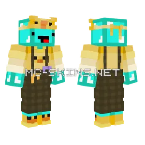Skeppy Yellow Yaks MCC Minecraft skin