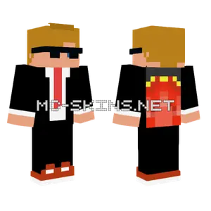 Skiddzie The Youtuber Minecraft skin