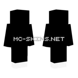 Skin Black Minecraft skin