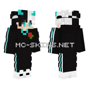 Skin Darling Remastered Blue Minecraft skin