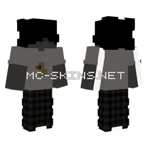 Skinfrfr Grey Suit Minecraft skin