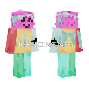 Skittles B Minecraft skin