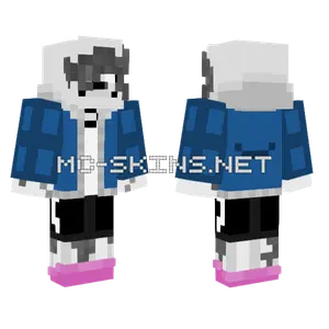 Skribbletale Sans Minecraft skin