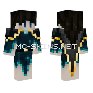 Skulk Warden Minecraft skin