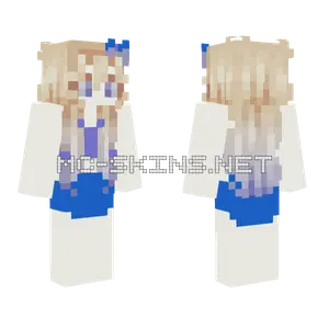 Sky Blue Outfit Minecraft skin