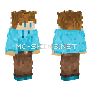 Sky Blue V2 Minecraft skin