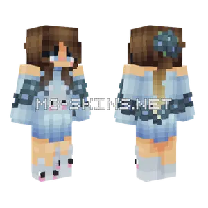 Sky Bunny Girl Minecraft skin