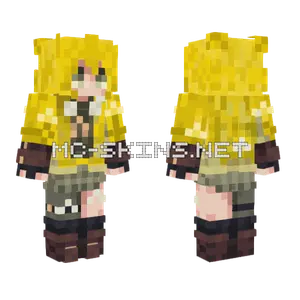 Sky Less Yellow Minecraft skin
